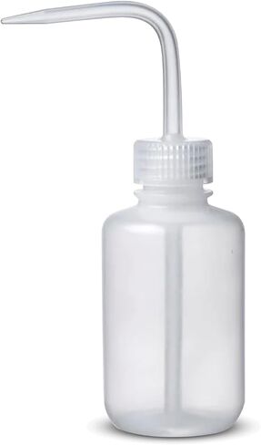 United Scientific™ UniSafe™ 125mL (4oz) Vented Wash Bottle - Leakproof LDPE Narrow Mouth Squeeze Bottle for Lab, Tattoo, Cleaning, Acetone, Deionized Water (1 Pack) in Saudi Arabia