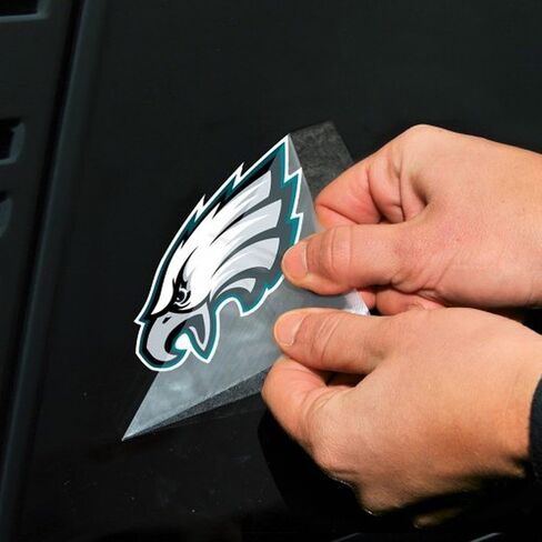 ملصق ملون من Wincraft NFL Philadelphia Eagles 63062011، مقاس 10.16 سم × 10.16 سم، أسود in Saudi Arabia