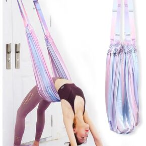 Dance Stretching Equipment - Yoga Strap, Backbend Training Yoga Stretching Rope with Door Anchor, Flexibility Trainer Stretching Equipment Assist Stretch Strap for Fitness Gymnastics Dance Aerial Yoga Ballet in Kuwait