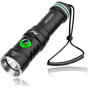 Diving Light is Suitable for Outdoor Scuba Diving, 4000lm Bright Diving Flashlight, 4 Modes of Underwater Lights, IPX8 Waterproof Flashlight in Saudi Arabia