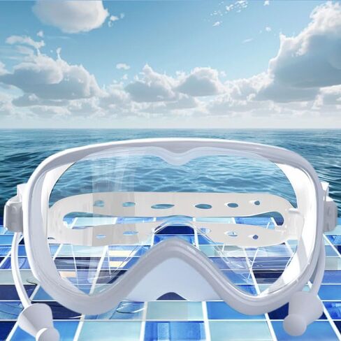 Swimming Goggles Swim Pool Goggles Anti Fog Anti UV No Leakage Clear Vision for Men Women Adults with Snorkeling and Swimming in Saudi Arabia