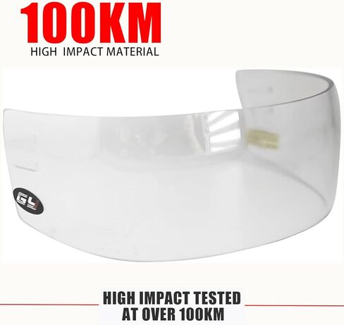 Gy Hockey Visor Clear Hockey Hulmet Hourd Hockey Hight Half Face Compoor Into Inti-Fog/Outsid in Kuwait