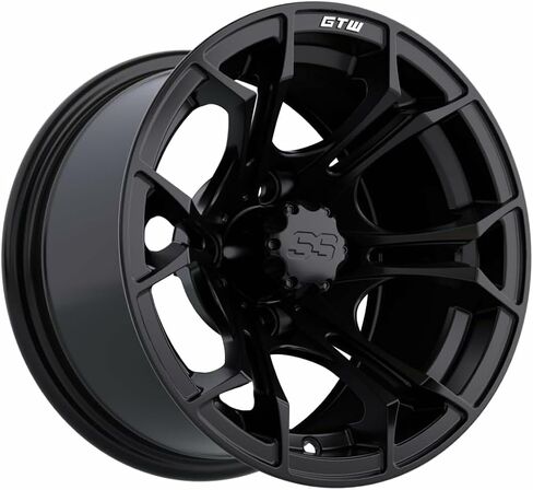 GTW 12 بوصة جولف العربة العجلات والإطارات التحرير والسرد | عجلات GTW Spyder Red/Black في 215/35-12 (18 ") إطارات شارع Mamba | مجموعة من 4 in Kuwait