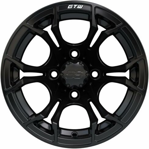 GTW 12 بوصة جولف العربة العجلات والإطارات التحرير والسرد | عجلات GTW Spyder Red/Black في 215/35-12 (18 ") إطارات شارع Mamba | مجموعة من 4 in Kuwait