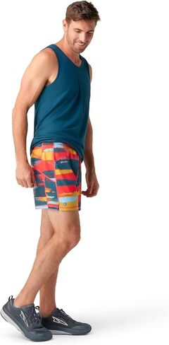 Smartwool Men's Active Lined 5" Short Carnival Horizon Print Xl in Saudi Arabia