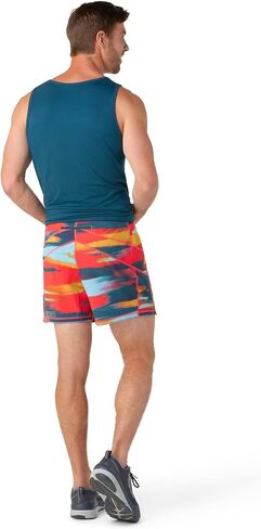 Smartwool Men's Active Lined 5" Short Carnival Horizon Print Xl in Saudi Arabia