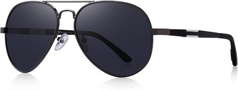 Men Classic HD Polarized Pilot Sunglasses For Driving Aviation Aluminum Mens Eyewear in Saudi Arabia