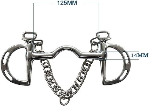 Low Port Kimberwick Horse Bit, Stainless Steel Kimberwicke Bit with Low Port Mouth Roller in Saudi Arabia