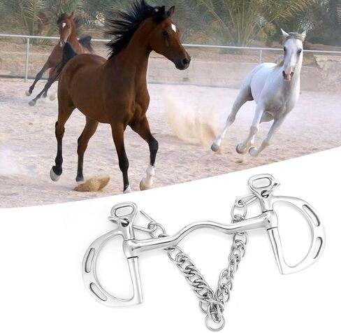 Low Port Kimberwick Horse Bit, Stainless Steel Kimberwicke Bit with Low Port Mouth Roller in Saudi Arabia