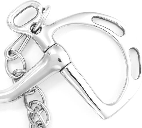 Low Port Kimberwick Horse Bit, Stainless Steel Kimberwicke Bit with Low Port Mouth Roller in Saudi Arabia