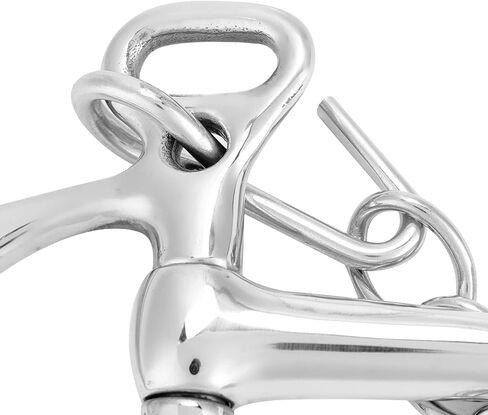 Low Port Kimberwick Horse Bit, Stainless Steel Kimberwicke Bit with Low Port Mouth Roller in Saudi Arabia