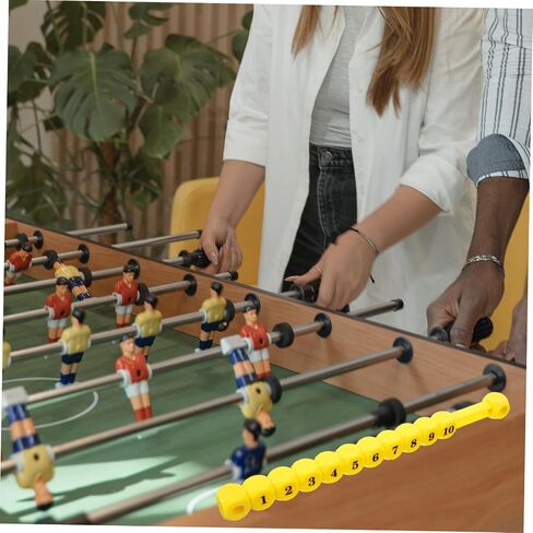 2pcs Foosball Score Counters Portable Multi-Functional Scorekeepers for Table Football Soccer Games Plastic Scoring Markers for Standard Football Tables in Saudi Arabia