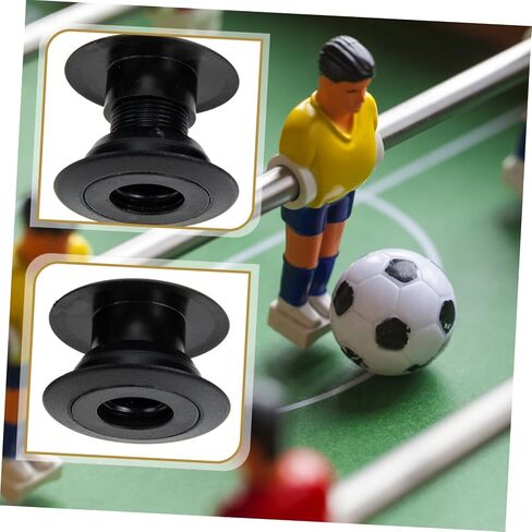 Kisangel Universal Foosball Rod Bearings 10 أزواج من 5/8 16 مم من البلاستيك لطاولة كرة القدم البطانات القوية لسطح الطاولة ملحقات كرة القدم لتعزيز اللعب in Saudi Arabia