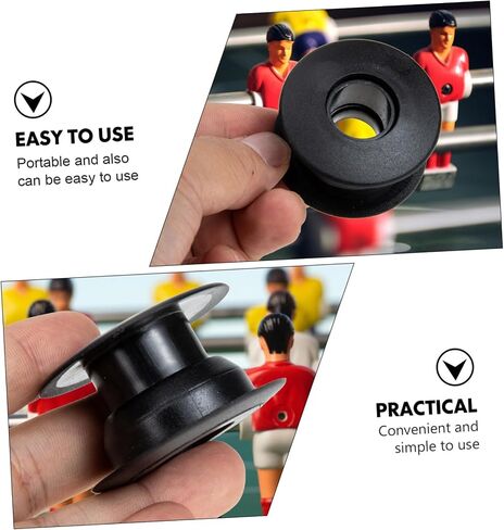 Kisangel Universal Foosball Rod Bearings 10 أزواج من 5/8 16 مم من البلاستيك لطاولة كرة القدم البطانات القوية لسطح الطاولة ملحقات كرة القدم لتعزيز اللعب in Saudi Arabia