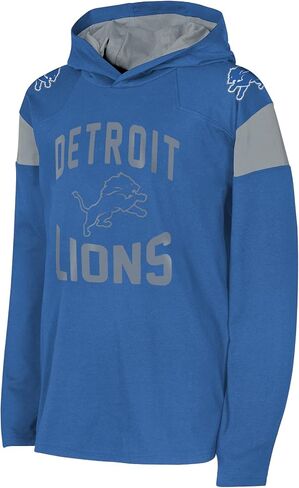 سترة كرة القدم Outerstuff NFL للأطفال الشباب 8-20 مرخصة رسميًا، شعار الفريق الأساسي ذو الأكمام الطويلة وخفيفة الوزن in Saudi Arabia