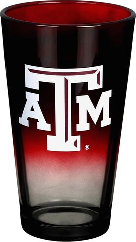 The Memory Company Officially Licensed NCAA 2-Pack 16oz Ombre Pint Glass Set Team Logo Barware Collection for Game Day Celebrations and Home Bar in Saudi Arabia