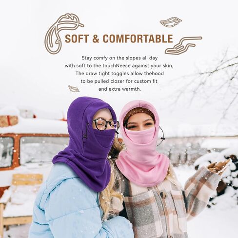 Balaclava Ski Mask for Men&Women Extreme Cold Weather Full Face Masks Warm Cover Winter Face Mask for Skiing & Snowboarding in Saudi Arabia