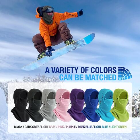 Balaclava Ski Mask for Men&Women Extreme Cold Weather Full Face Masks Warm Cover Winter Face Mask for Skiing & Snowboarding in Saudi Arabia