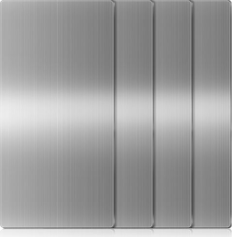 Gisafai 1 Pcs 24 x 16 Inch Stainless Steel Backsplash Panel Hand Dryer Splash Guard Wall Backsplash Protector with Ultra Strength Adhesive for Bathroom, Kitchen, Stovetop in Saudi Arabia
