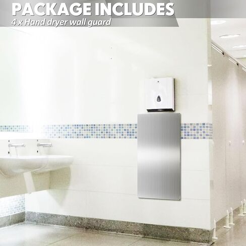 Gisafai 1 Pcs 24 x 16 Inch Stainless Steel Backsplash Panel Hand Dryer Splash Guard Wall Backsplash Protector with Ultra Strength Adhesive for Bathroom, Kitchen, Stovetop in Saudi Arabia