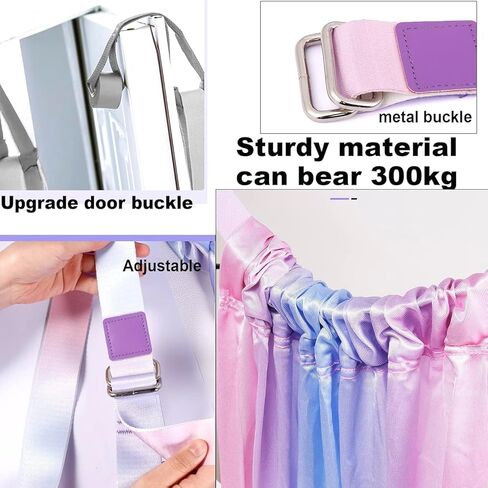 Dance Stretching Equipment - Yoga Strap, Backbend Training Yoga Stretching Rope with Door Anchor, Flexibility Trainer Stretching Equipment Assist Stretch Strap for Fitness Gymnastics Dance Aerial Yoga Ballet in Kuwait