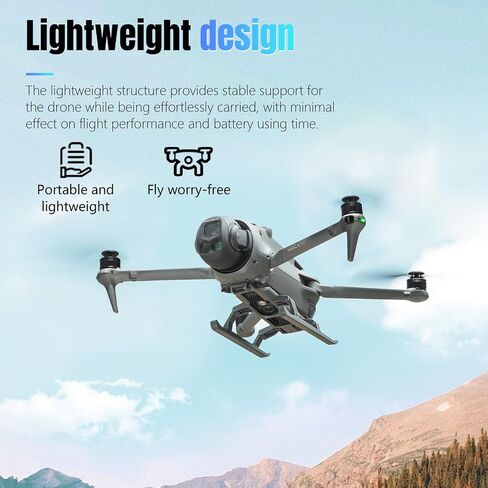 Avata 2 Landing gear for DJI Avata 2 Drone Accessories, Foldable Extended Landing Legs Tripod for DJI AVATA 2 Drone Protector in Saudi Arabia