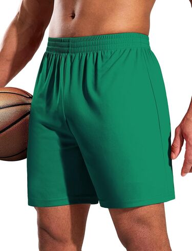 Men's Basketball Shorts Dry Fit Athletic Shorts for Soccer Gym Sports Active Shorts for Men, No Liner No Pocket, UPF 50+ in Saudi Arabia