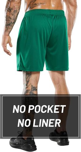 Men's Basketball Shorts Dry Fit Athletic Shorts for Soccer Gym Sports Active Shorts for Men, No Liner No Pocket, UPF 50+ in Saudi Arabia