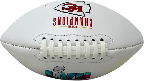كرة قدم جلدية صغيرة من NFL Kansas City Chiefs SB، مقاس 4 بوصات، ألوان الفريق in Saudi Arabia