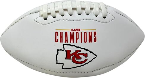 كرة قدم جلدية صغيرة من NFL Kansas City Chiefs SB، مقاس 4 بوصات، ألوان الفريق in Saudi Arabia