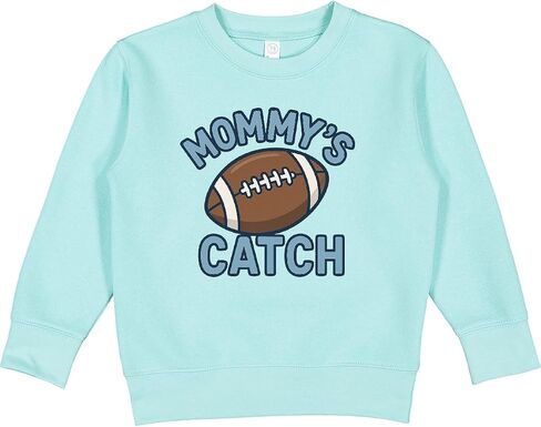inktastic Mommy's Catch Cute Football Baby Toddler Sweatshirt in Saudi Arabia