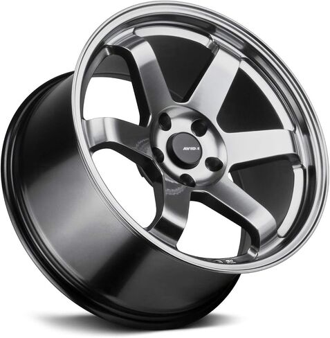 AVID.1 AV-06 Custom Wheel - 18x8.5, 35 Offset, 5x114.3 Bolt Pattern, 73.1mm Hub - Hyper Black Rim in Saudi Arabia