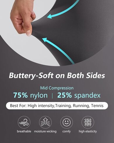 Women's Drawstring Tie Daily Leggings High Waist Workout Yoga Pants Ultra Soft Gusseted Crotch in Saudi Arabia