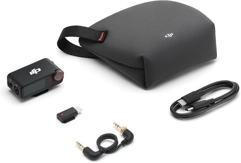DJI Mic 3 (2 TX + 1 RX + Charging Case), Wireless Microphone for iPhone/Android/Camera, 32-bit Float Internal Recording, Dual Band Anti-Interference, Adaptive Gain Control for Balanced Volume, 28h Use in Saudi Arabia
