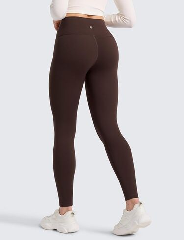 سراويل CRZ YOGA النسائية مبطنة بالصوف 28 بوصة - سراويل شتوية حرارية غير لامعة ودافئة بطول كامل غير رسمية لتمارين اليوجا in Saudi Arabia