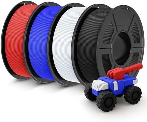 خيوط Jayo Rapid Matte Petg 1.75mm أسود 1.1 كجم ، وسرعة عالية 30-600 مم/ثانية ثلاثية ثلاثية ، ومقاومة عالية الصلابة ومقاومة تأثير ، 1.1 كجم (2.4 رطل) in Saudi Arabia