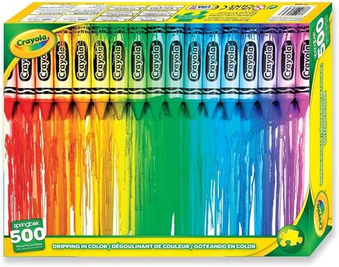 Springbok Crayola Color Me Spring 500 Piece Jigsaw Puzzle للبالغين والعائلات in Saudi Arabia