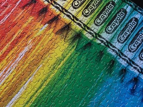 Springbok Crayola Color Me Spring 500 Piece Jigsaw Puzzle للبالغين والعائلات in Saudi Arabia