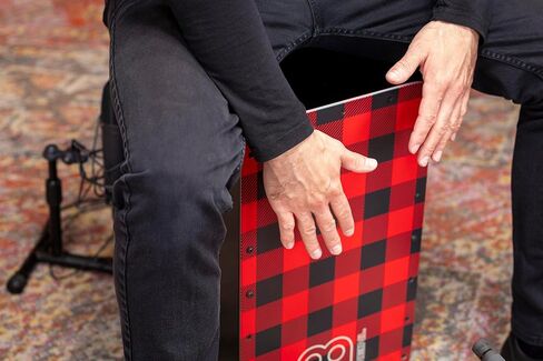 Meinl Percussion Cajon Box Drum Instrument with Internal Snare Strings, Adjustable — NOT Made in China — Play with Your Hands, 2-Year Warranty (HCAJ3AWA) in Saudi Arabia