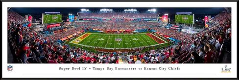 Super Bowl LV -Tampa Bay Buccaneers vs Kansas City Chiefs - ملصقات بانورامية وديكور حائط من Blakeway Panoramas in Kuwait