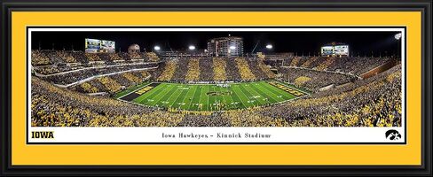 Iowa Hawkeyes Football - Unframed 40 x 13.5 Poster by Blakeway Panoramas in Saudi Arabia