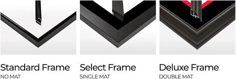 Texas Tech Football - Single Mat, Select Framed Picture by Blakeway Panoramas (41.5"W x 15.5"H) in Saudi Arabia