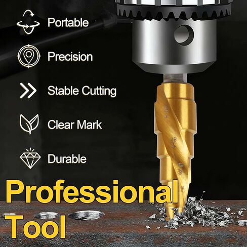 DWA1783IR for DEWALT Step Drill Bit, Step Drill Bit for Metal Impact 1/8-Inch-1/2-Inch in Kuwait