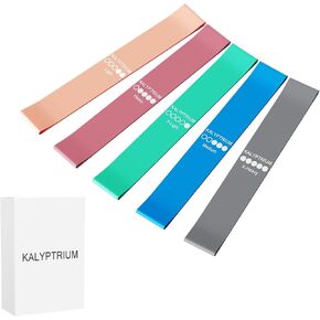 Resistance Bands Set – 5-Level Exercise Bands for Physical Therapy/Yoga/Pilates/Strength Training/Home Fitness Loop Bands with Portable Storage Bag in Saudi Arabia