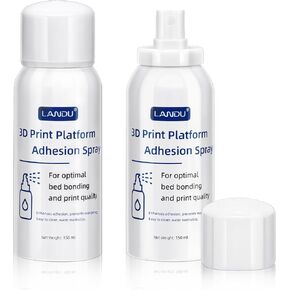 LANDU 3D Printing Adhesive, 3D Printer Build Plate Bed Adhesive Glue Reduces Warping for ABS, ASA, PLA, and PETG Filament Suitable for Various 3D Printing Beds, 3D Glue for 3D Printing - 150ml in Kuwait