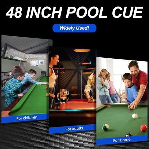Kmise Wooden Pool Cue Stick-طرف 13 مم 36 بوصة/42 بوصة/48 بوصة/52 بوصة ، عصي البليار in Saudi Arabia
