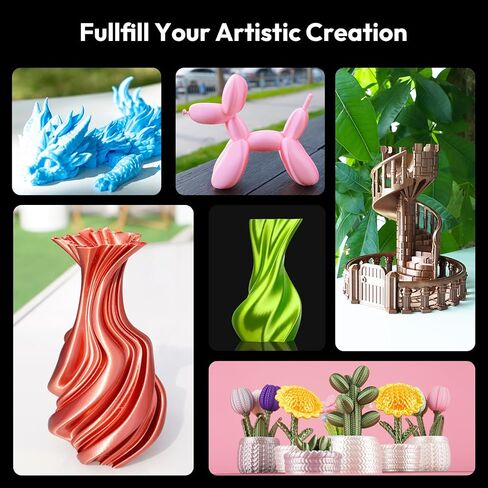 AMOLEN PLA 3D PRINTERMAMENT ، PLA FILAMANT 1.75MM MILK BLACK GOLD RED BILEAMPH in Kuwait