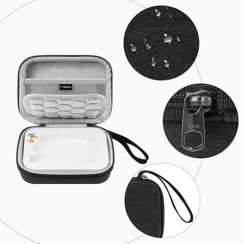 GEEKRIA Audio Interface Carrying Case, Compatible with Teenage Engineering TP-7, EVA Hard Shell Portable Travel Bag (Dark Gray) in Saudi Arabia