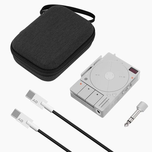 GEEKRIA Audio Interface Carrying Case, Compatible with Teenage Engineering TP-7, EVA Hard Shell Portable Travel Bag (Dark Gray) in Saudi Arabia