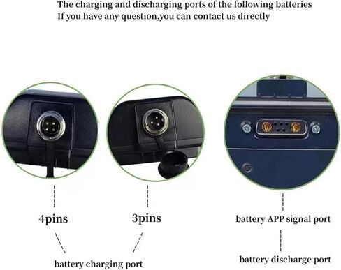 54V Li-Ion Battery Pack Balance Car Battery 5200mAh/ 7000mAh, Compatible For Ninebot Mini Segway Self Balancing Electric Vehicle(54V 4pin 7000mAh) in Saudi Arabia